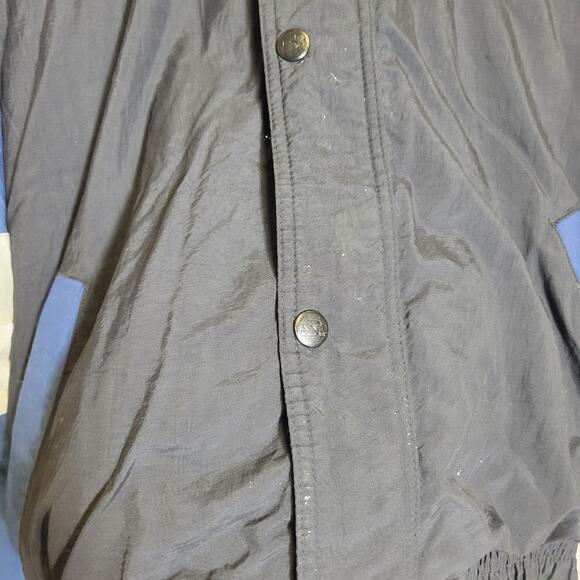 Starter Dallas Cowboys Puffer Coat Jacket Full Zip Vintage NFL Black Mens Med - Picture 4 of 14